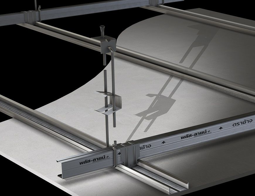 ระบบโครงคร่าวฝ้าพลัสลายน์ ตราช้าง