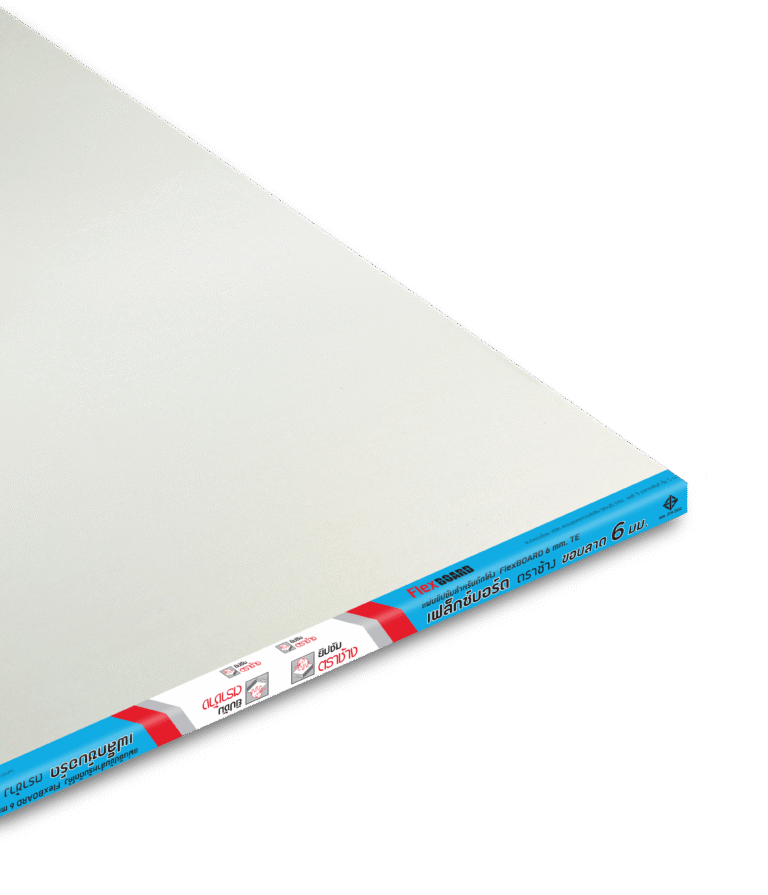 แผ่นยิปซัมเฟล็กซ์บอร์ด ตราช้าง (ดัดโค้ง)