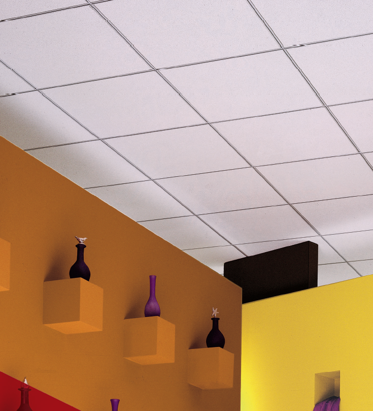 แผ่นฝ้าอะคูสติก ยูเอสจี ลายโอลิมเปีย ไมโคร ไคลมาพลัส RH99