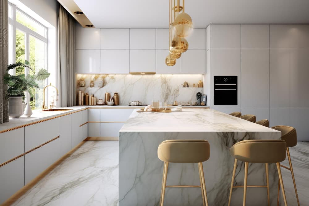 ห้องครัวสไตล์หรูหรา