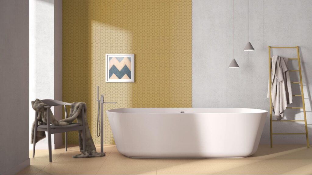 ผนังกระเบื้องลายโมเสก